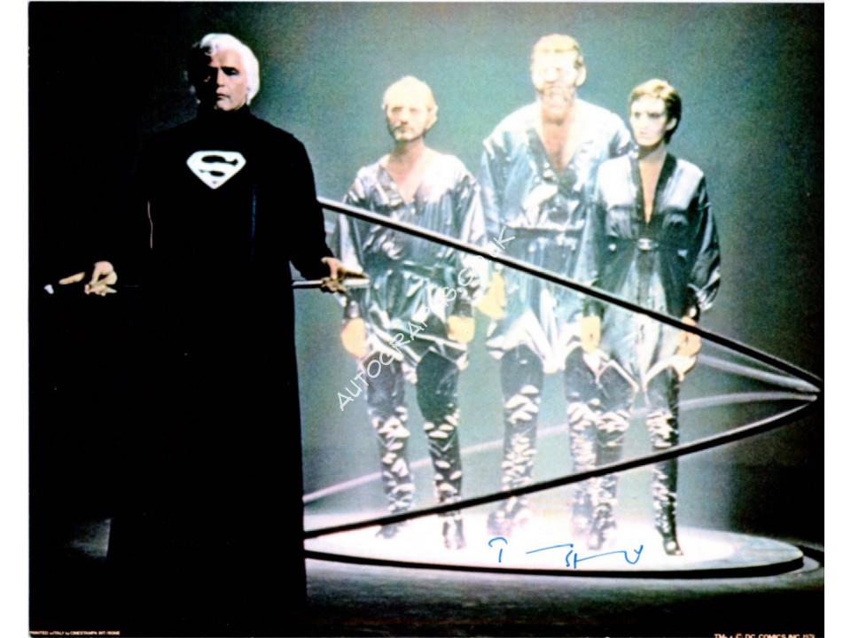 Terence Stamp Superman genuine signed authentic signature photo. COA UACC Terence Stamp Superman genuine signed authentic signature photo. COA UACC