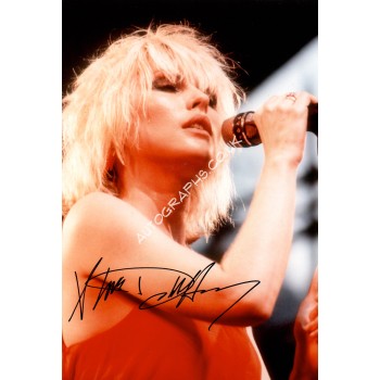 Blondie Debbie Harry sexy genuine signed authentic signature photo. COA UACC