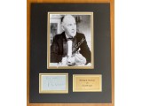 Richard Vernon James Bond 007 Goldfinger Signed Display. COA UACC