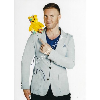 Gary Barlow Take That Signed 10x8 Photograph. COA UACC