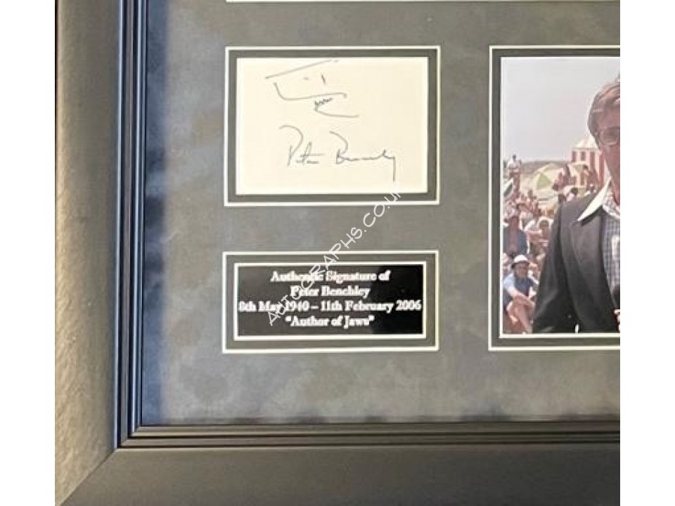 Peter Brenchley JAWS signed genuine authentic autograph. COA UACC