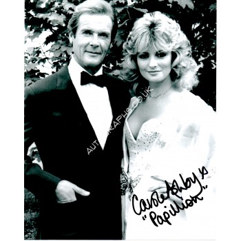 James Bond Carole Ashby signed genuine signature autograph photo. COA UACC