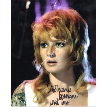 Stephanie Beacham genuine signed authentic signature photo. COA UACC