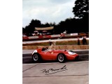 Tony Brooks Ferrari F1 genuine authentic signed photo. COA UACC
