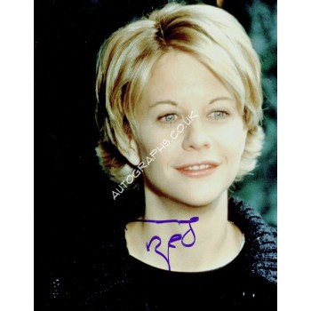 Meg Ryan signed authentic genuine signature. COA UACC Meg Ryan signed authentic genuine signature. COA UACC