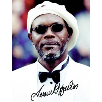 Samuel L Jackson signed authentic genuine signature. COA UACC