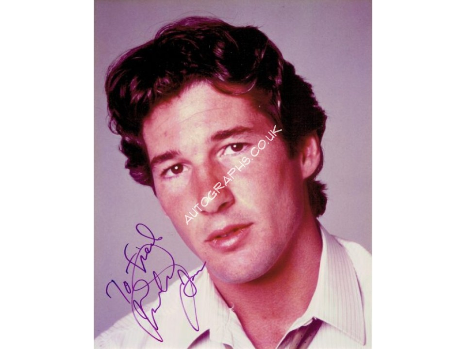 Richard Gere original authentic genuine signed photo. COA UACC Richard Gere original authentic genuine signed photo. COA UACC