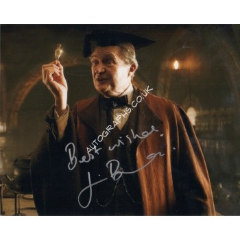 Jim Broadbent Harry Potter genuine authentic autograph signed photo. COA UACC