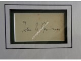 John Le Mesurier Dads Army signed authentic signature autograph display. COA UACC