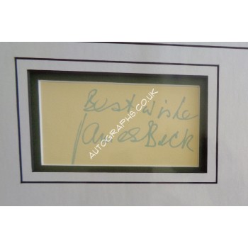 James Beck Dads Army signed authentic signature autograph display. COA UACC James Beck Dads Army signed authentic signature autograph display. COA UACC