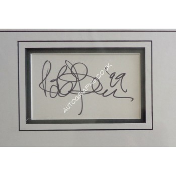 Robert Palmer music signed authentic signature autograph display. COA UACC Robert Palmer music signed authentic signature autograph display. COA UACC