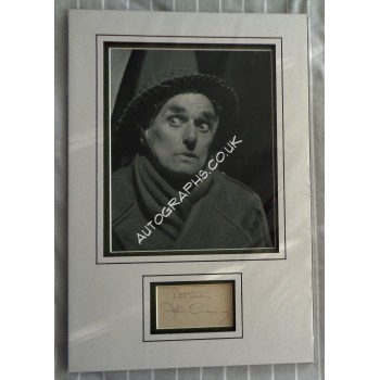 John Laurie Dads Army signed authentic signature autograph display. COA UACC