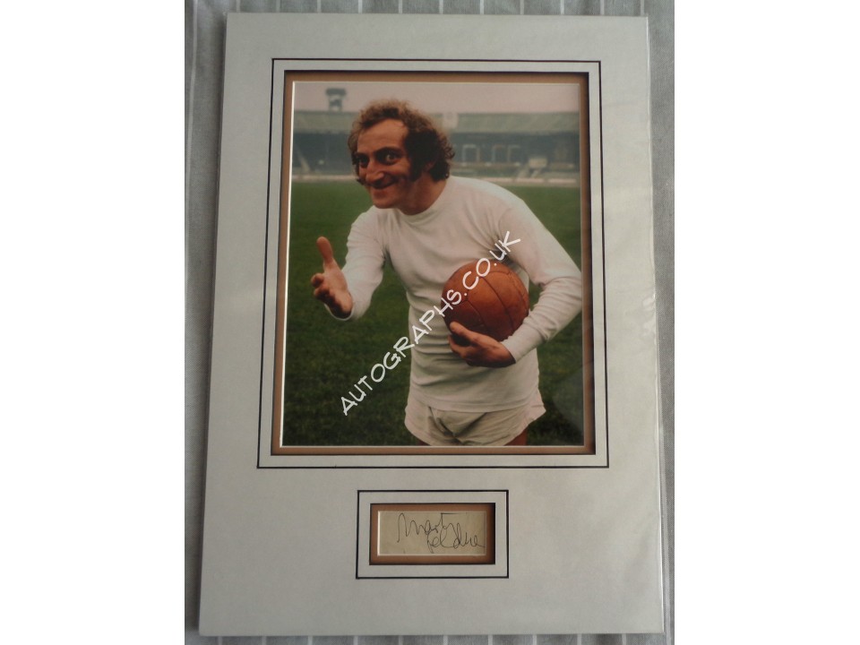 Marty Feldman comedy signed authentic signature autograph display. COA UACC