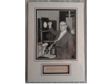 Robert Watson Watt Radar signed authentic signature autograph display. COA UACC Robert Watson Watt Radar signed authentic signature autograph display. COA UACC