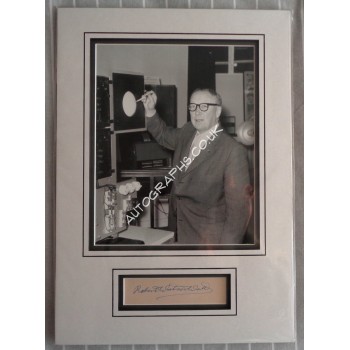 Robert Watson Watt Radar signed authentic signature autograph display. COA UACC