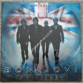 Jon Bon Jovi signed authentic signature autograph program. COA UACC