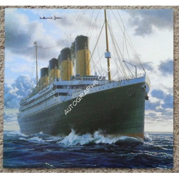 RMS Titanic signed genuine signature autograph image Millvina Dean. COA UACC