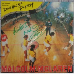Malcolm McLaren signed authentic signature autograph vinyl album. COA UACC
