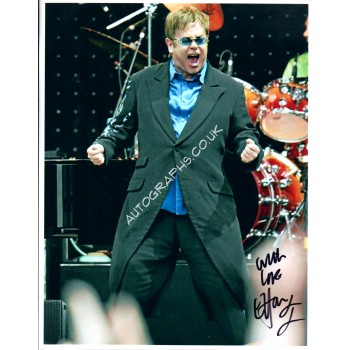 Elton John  signed authentic signature autograph image. COA UACC
