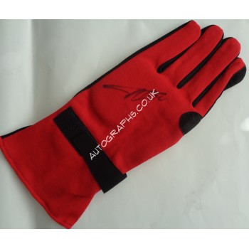 Fernando Alonso F1 signed authentic signature autograph glove. COA UACC