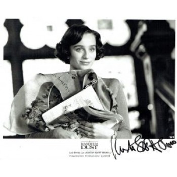 Kristin Scott Thomas original authentic genuine autograph signed. COA UACC Kristin Scott Thomas original authentic genuine autograph signed. COA UACC