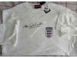 Jackie Charlton England 1966 WC signed authentic signature autograph shirt. COA UACC