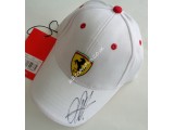 Sebastian Vettel F1 Ferrari authentic genuine signed cap. COA UACC Sebastian Vettel F1 Ferrari authentic genuine signed cap. COA UACC