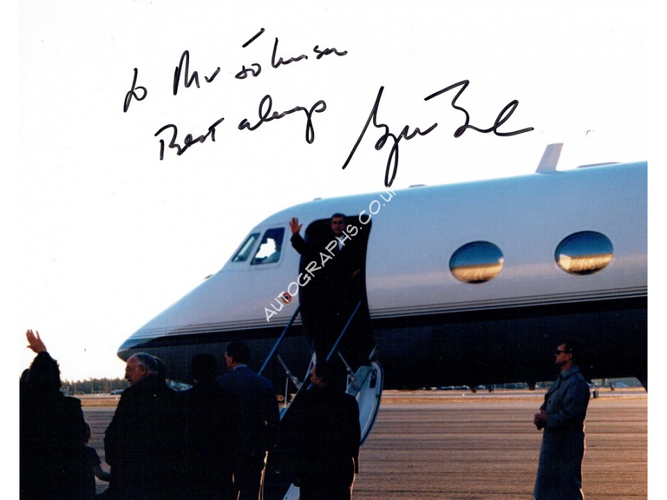 George W Bush genuine signed photograph. COA UACC