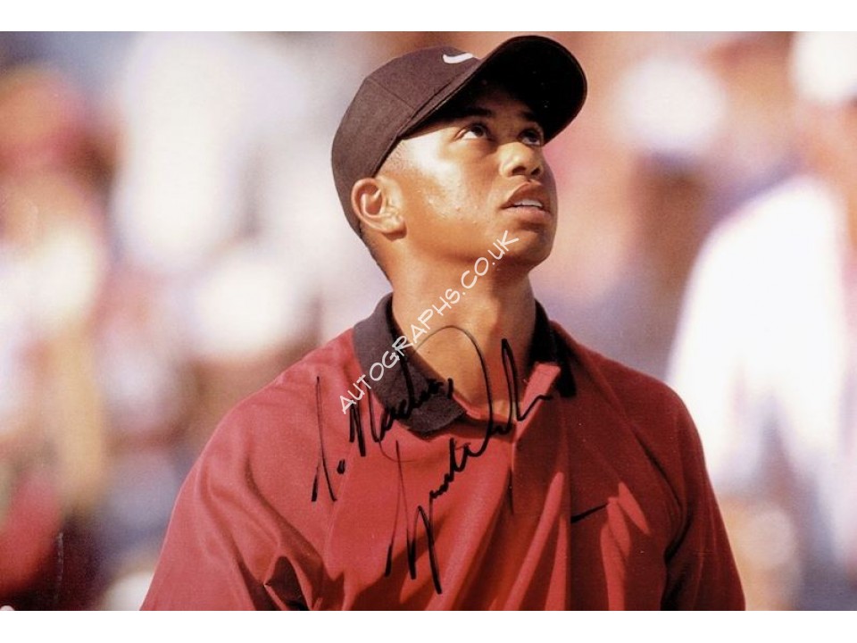 Tiger Woods Signed Photograph (JSA)