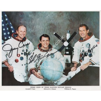 Skylab Ed Gibson signed original genuine autograph authentic photo. COA UACC
