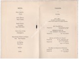 Amy Mollison Johnson signed genuine signature autograph menu. COA UACC