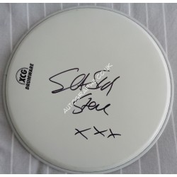 Seasick Steve signed authentic genuine signature drum skin. COA UACC