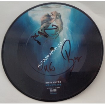 Biffy Clyro music authentic signed genuine signature autograph vinyl. COA UACC