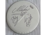 Motorhead Lemmy music authentic signed genuine signature autograph drum skin. COA UACC