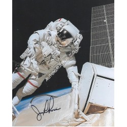 Jerry Ross Space Shuttle Astronaut Signed 8x10 Space Walk Photograph 3. COA UACC