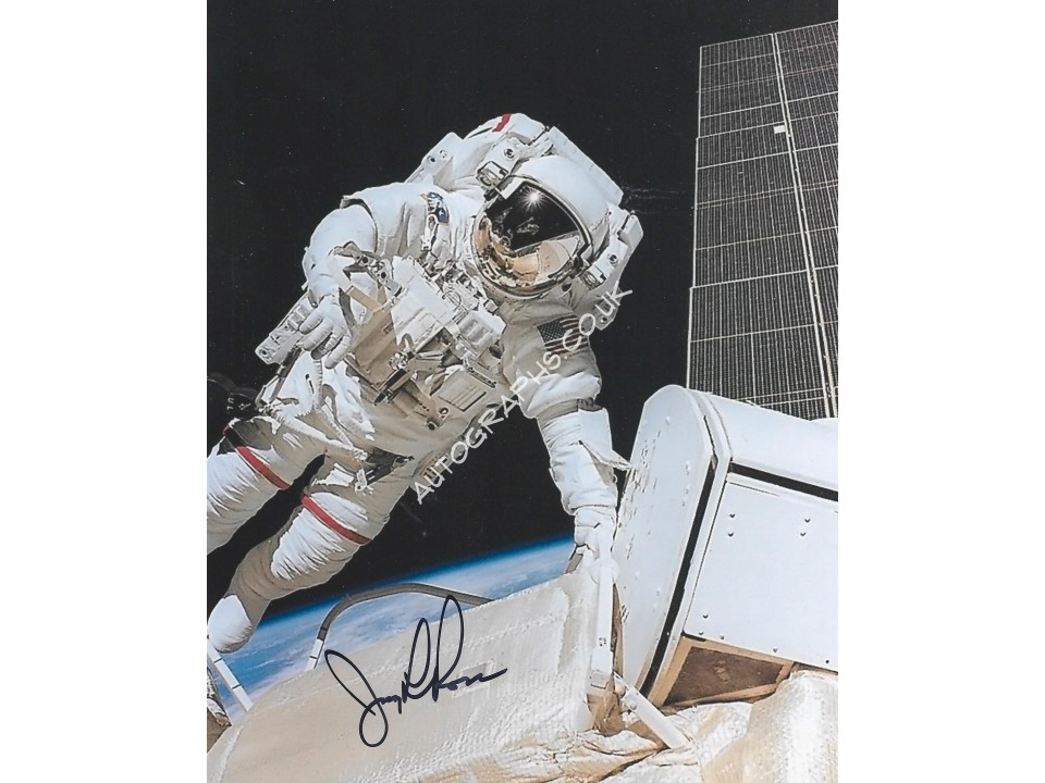 Jerry Ross Space Shuttle Astronaut Signed 8x10 Space Walk Photograph 3. COA UACC