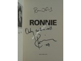 Ronnie Wood Stones Faces authentic genuine signed autograph book. COA UACC