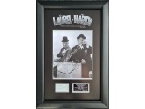 Laurel and Hardy signed genuine signature autograph display. COA UACC Laurel and Hardy signed genuine signature autograph display. COA UACC