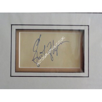 Errol Flynn genuine authentic autograph signature photo display 2. COA UACC