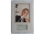 Peter Cushing Dr Who Star Wars signed authentic genuine signature autograph display. COA UACC Peter Cushing Dr Who Star Wars signed authentic genuine signature autograph display. COA UACC