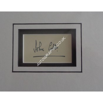 John Cobb Speed records authentic signed autograph page display. COA UACC John Cobb Speed records authentic signed autograph page display. COA UACC