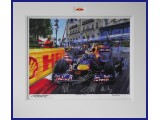 Mark Webber Original Nicholas Watts Painting, Signed. COA UACC
