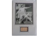 Jim Laker Cricket authentic genuine signature signed autograph display photo. COA UACC Jim Laker Cricket authentic genuine signature signed autograph display photo. COA UACC