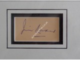 Jim Laker Cricket authentic genuine signature signed autograph display photo. COA UACC Jim Laker Cricket authentic genuine signature signed autograph display photo. COA UACC