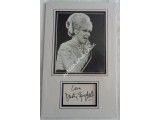 Dusty Springfield authentic genuine signature signed autograph display photo. COA UACC Dusty Springfield authentic genuine signature signed autograph display photo. COA UACC