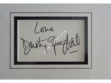 Dusty Springfield authentic genuine signature signed autograph display photo. COA UACC Dusty Springfield authentic genuine signature signed autograph display photo. COA UACC