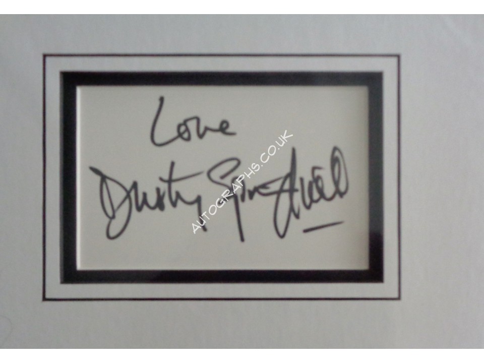 Dusty Springfield authentic genuine signature signed autograph display photo. COA UACC Dusty Springfield authentic genuine signature signed autograph display photo. COA UACC