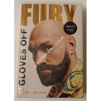 Tyson Fury Gloves off Autobiography genuine authentic signed book. COA UACC