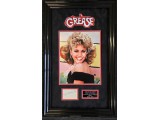 Grease Olivia Newton John genuine authentic signed display. COA UACC