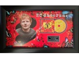 Ed Sheeran Music genuine authentic signed signature display. COA UACC